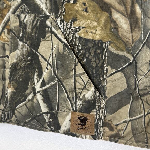 Mad Dog Hunting Vest Mens XXLarge Reversible Camo / Orange Real Tree Hardwoods - Picture 3 of 9